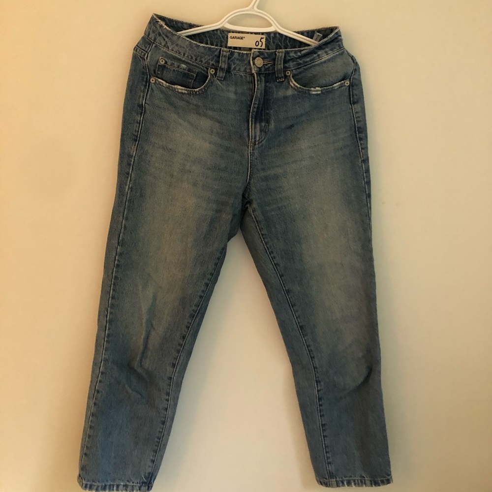 garage size 5 mom jeans